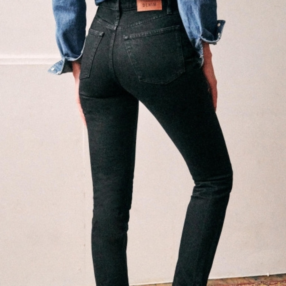 Sézane Skinny Cut Off Jeans